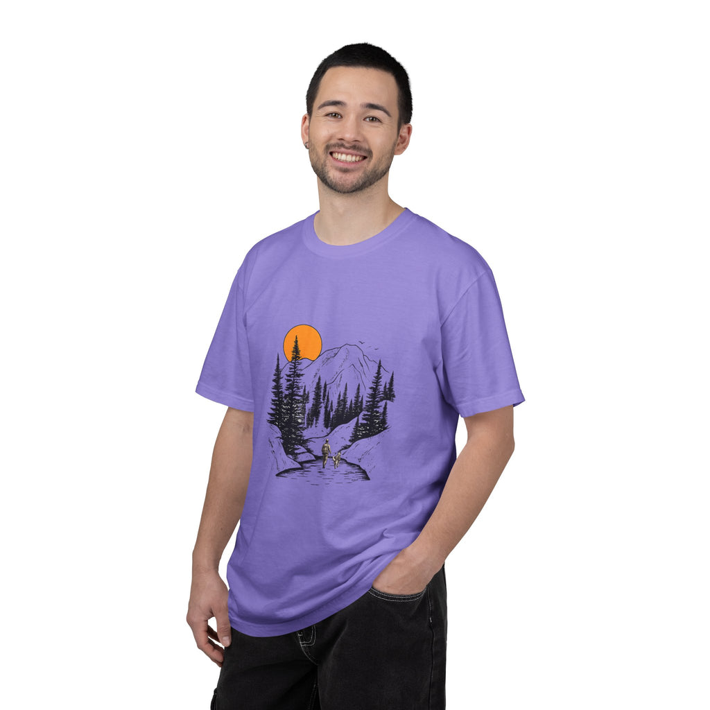 Mountain Sunset Hiking T-Shirt