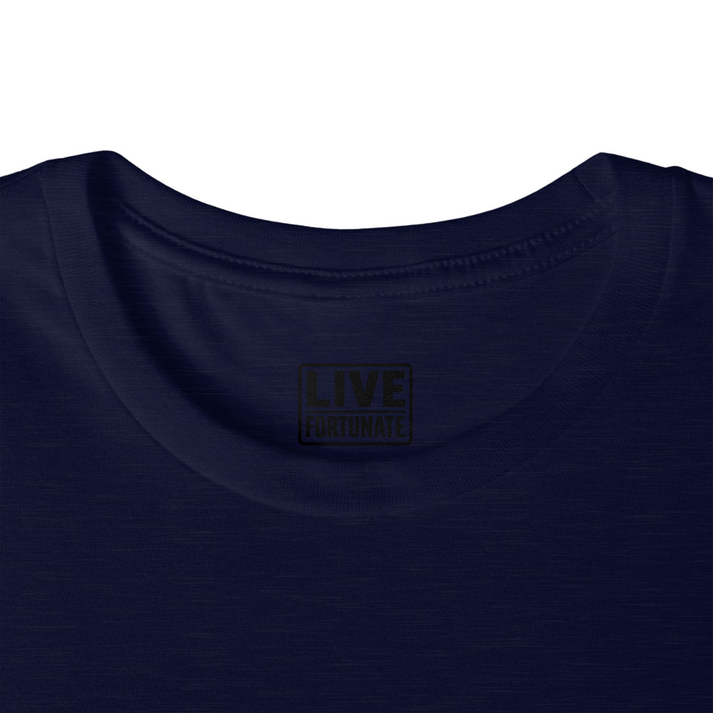 Live Fortunate Enjoy the Ride Skeleton Motorcycle Tee