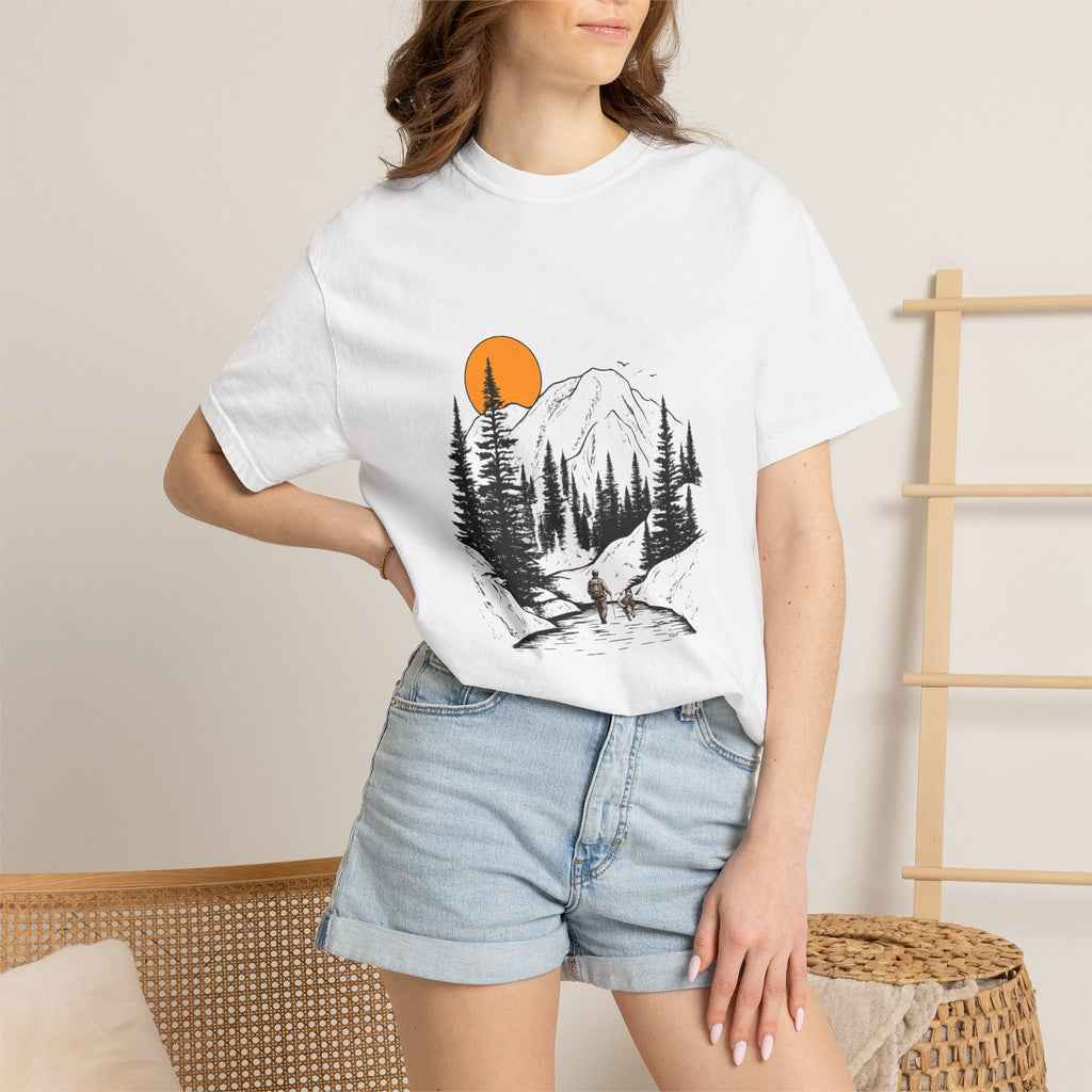 Mountain Sunset Hiking T-Shirt