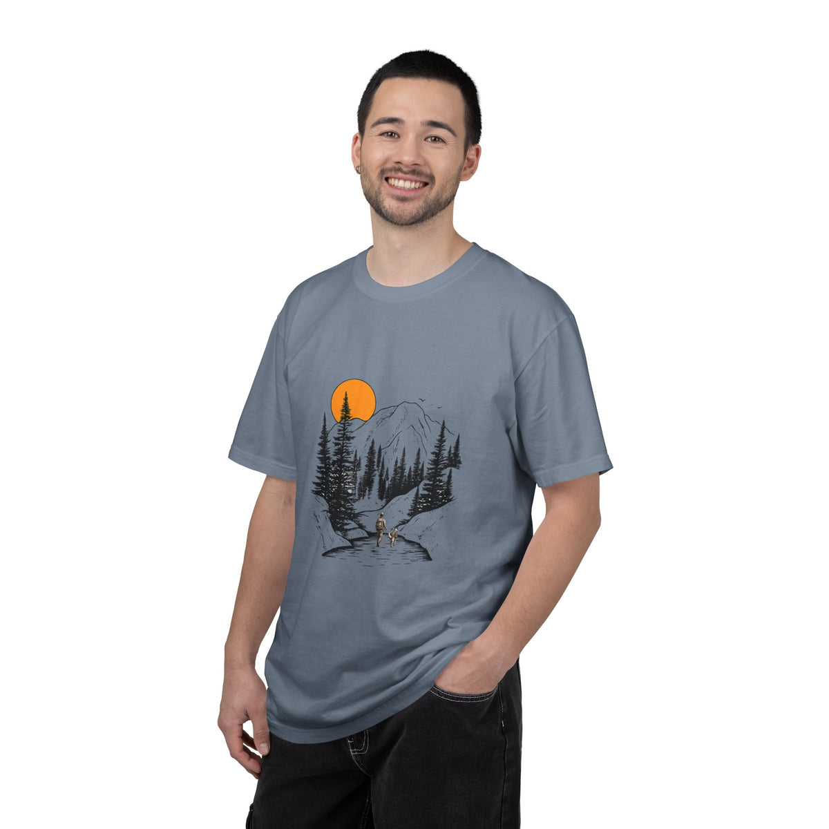 Mountain Sunset Hiking T-Shirt