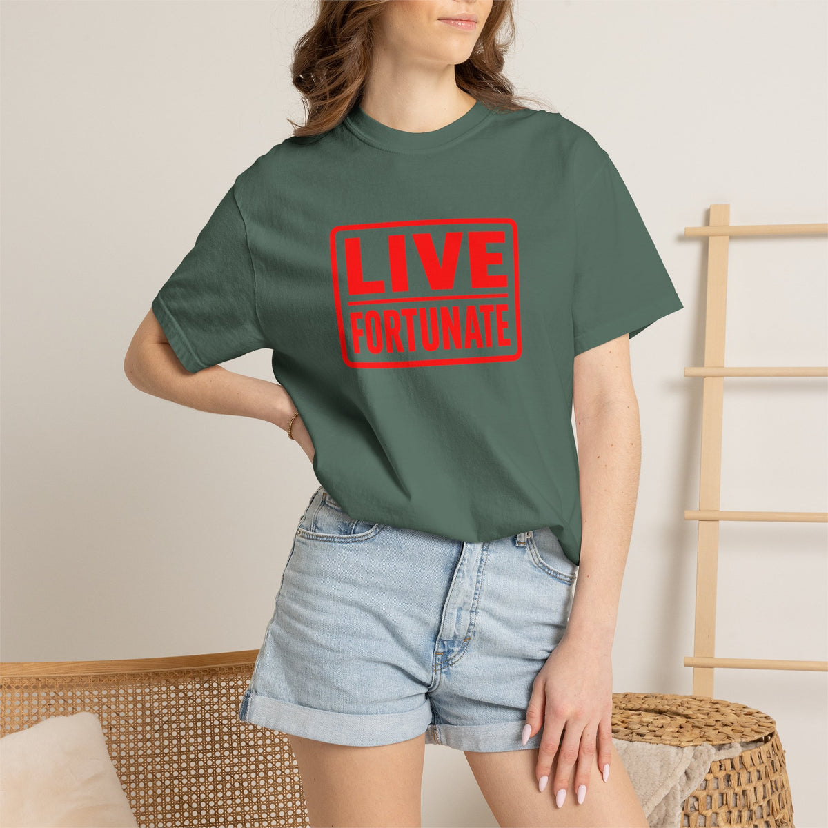 Live Fortunate Graphic T-Shirt