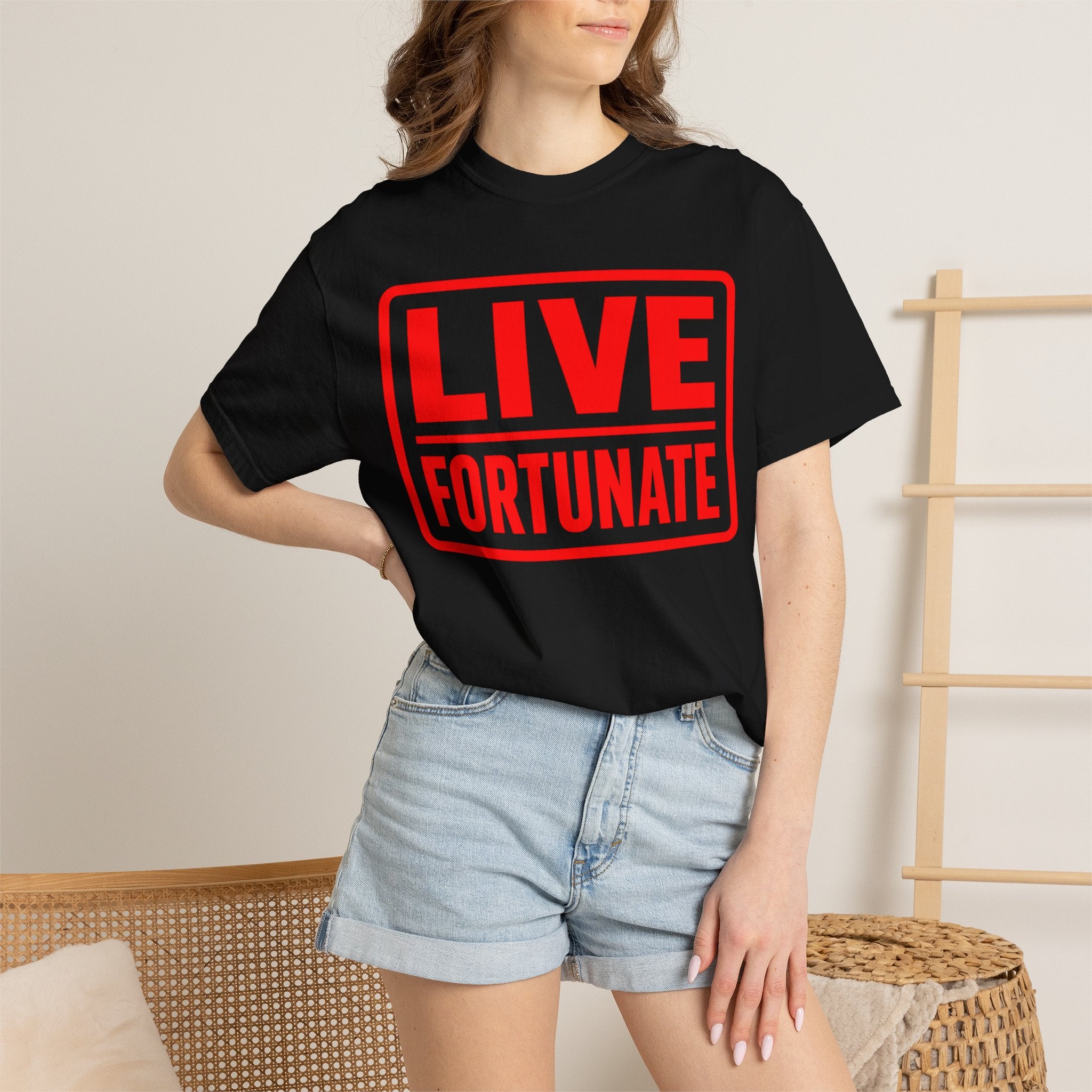 Live Fortunate Graphic T-Shirt