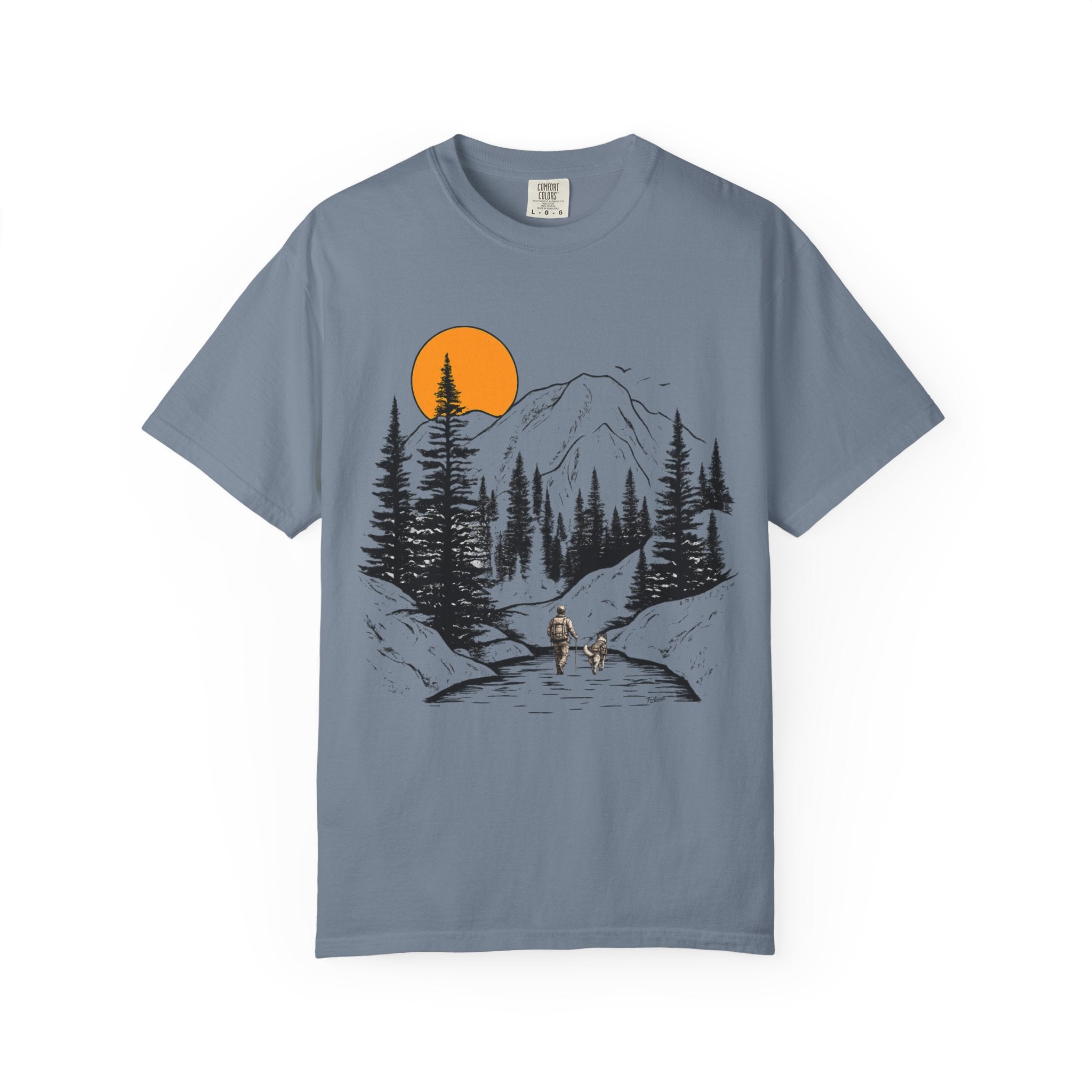Mountain Sunset Hiking T-Shirt