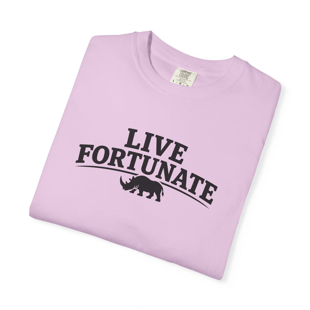 Rhino Logo T-Shirt — LiveFortunate.com Graphic Tee