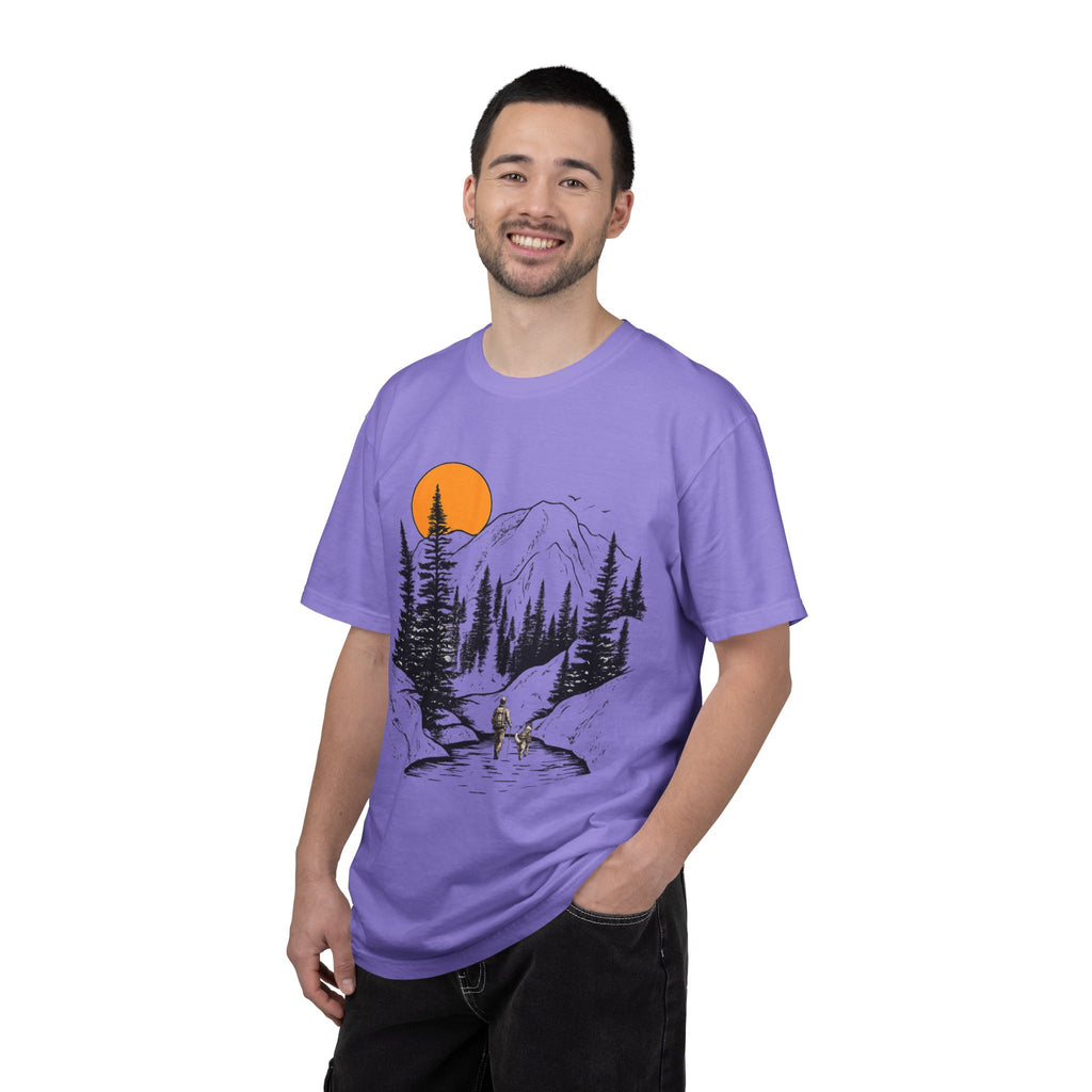 Mountain Sunset Hiking T-Shirt