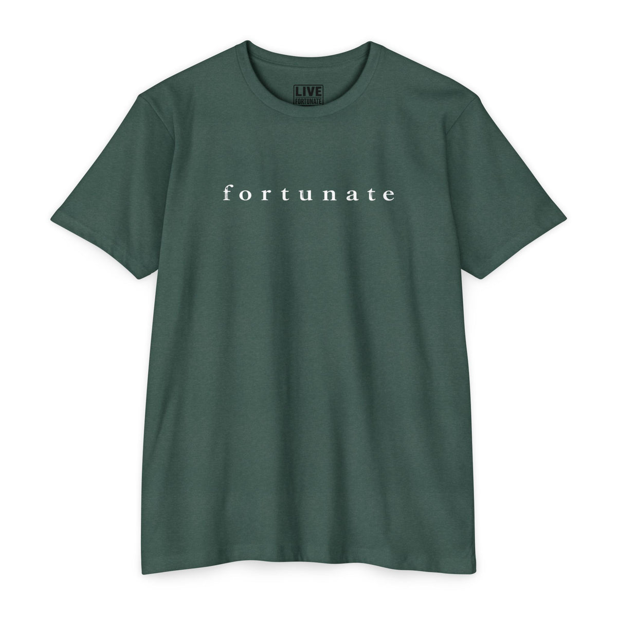 Fortunate Men’s Distressed Wordmark Tee