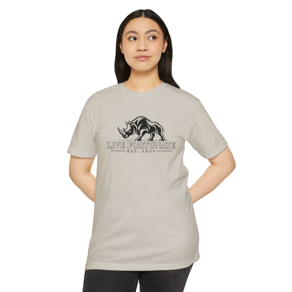 Live Fortunate EST. 2026 Rhino Tee