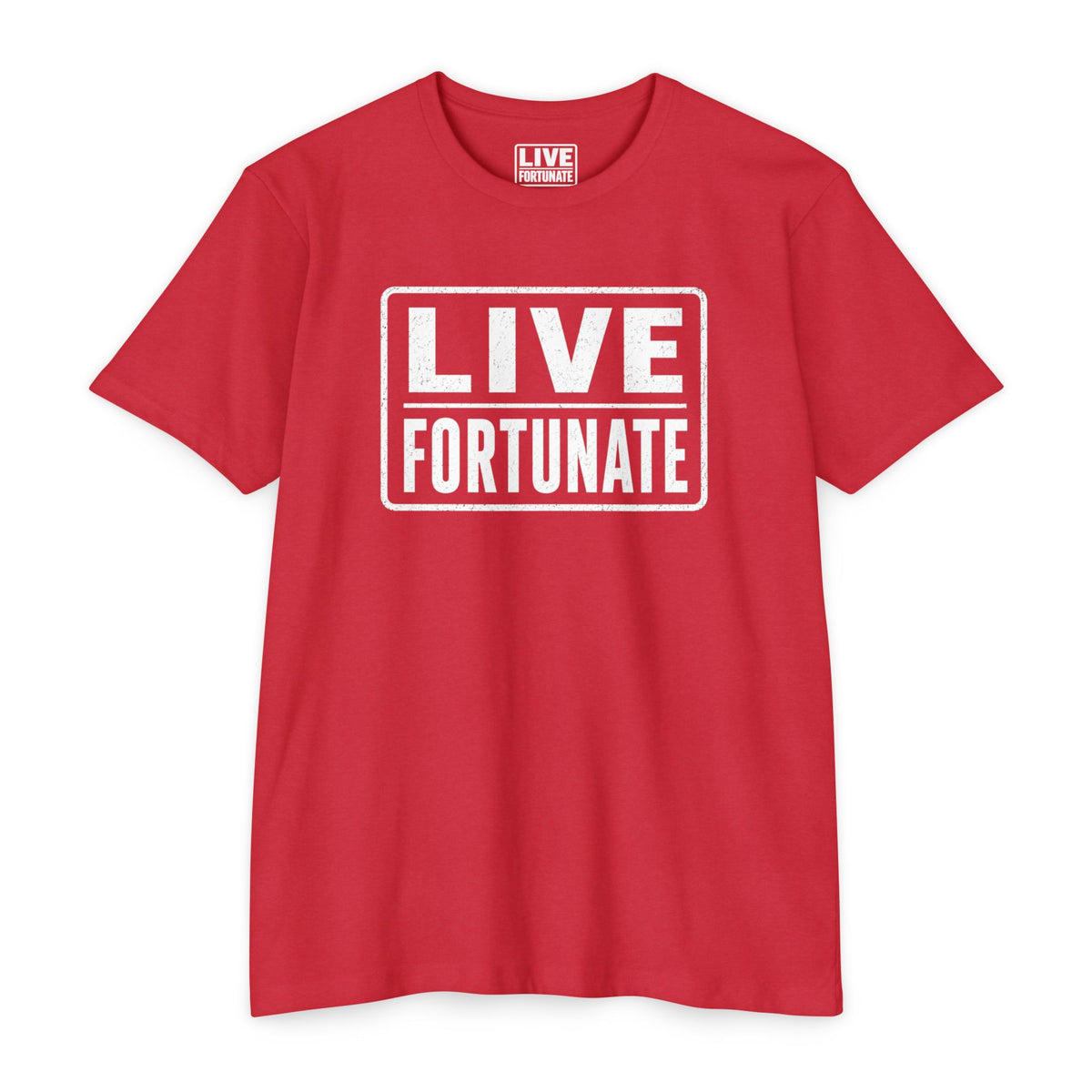 Live Fortunate T-Shirt — Inspirational Graphic Tee