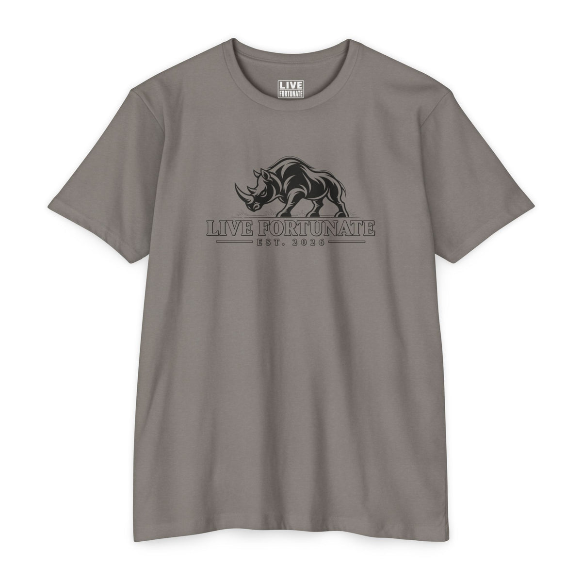 Live Fortunate EST. 2026 Rhino Tee