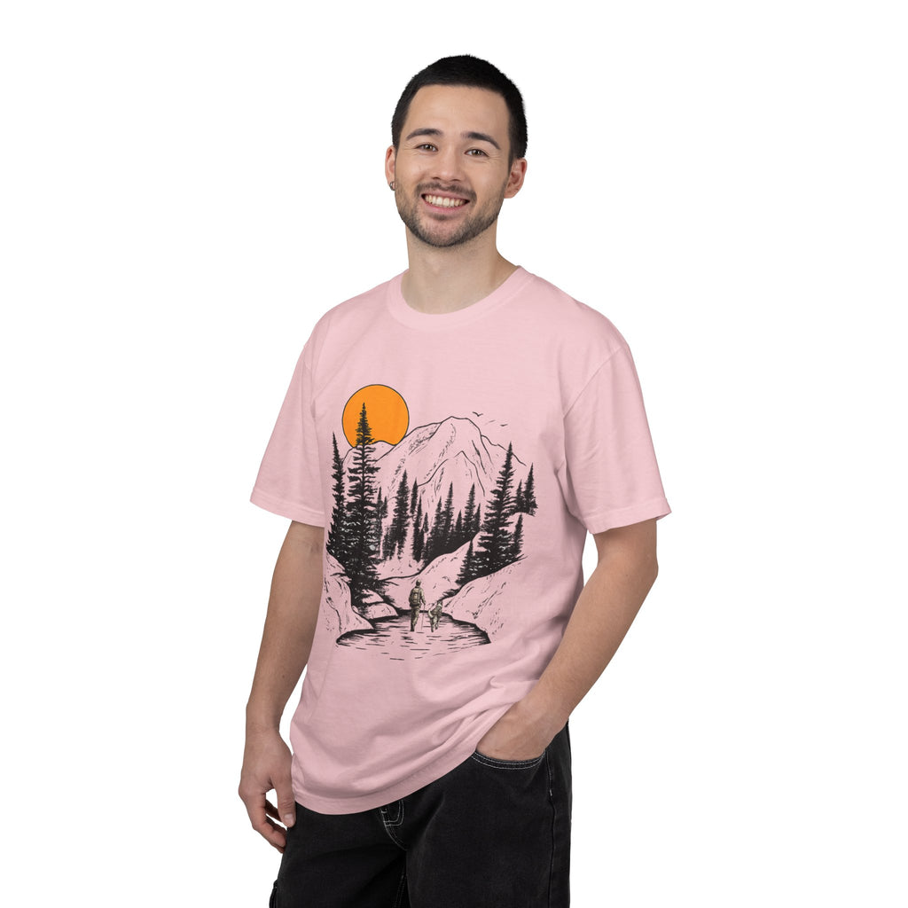 Mountain Sunset Hiking T-Shirt