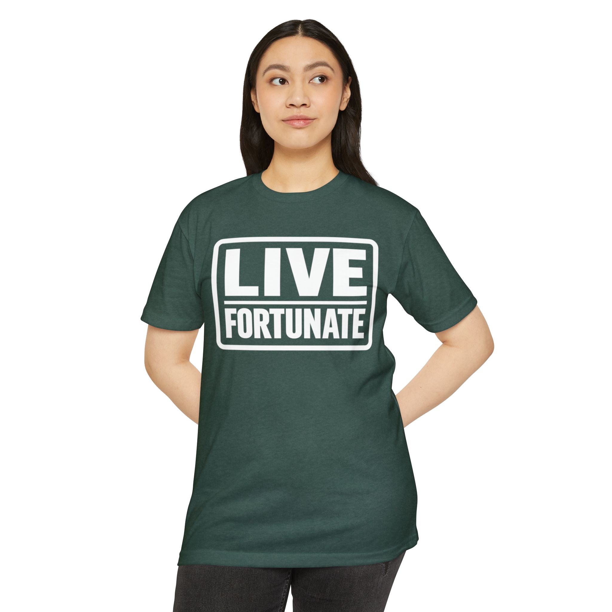 Live Fortunate T-Shirt — Inspirational Graphic Tee
