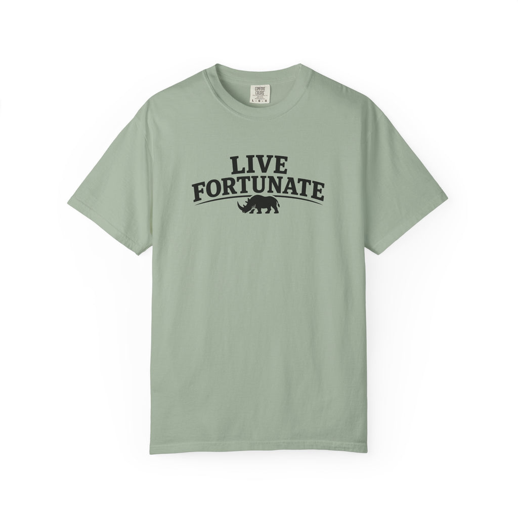 Rhino Logo T-Shirt — LiveFortunate.com Graphic Tee