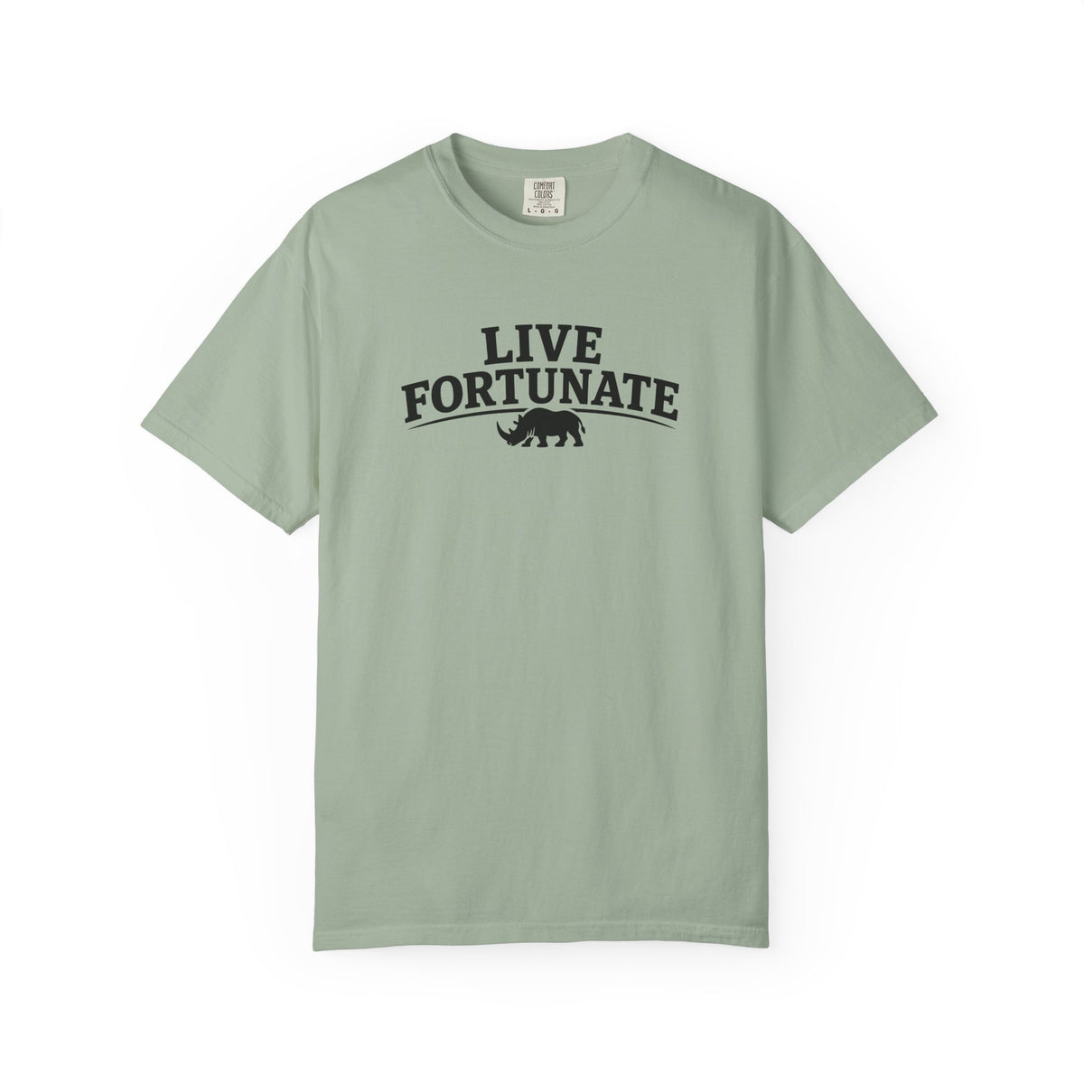 Rhino Logo T-Shirt — LiveFortunate.com Graphic Tee