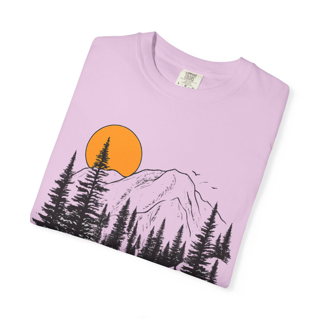 Mountain Sunset Hiking T-Shirt