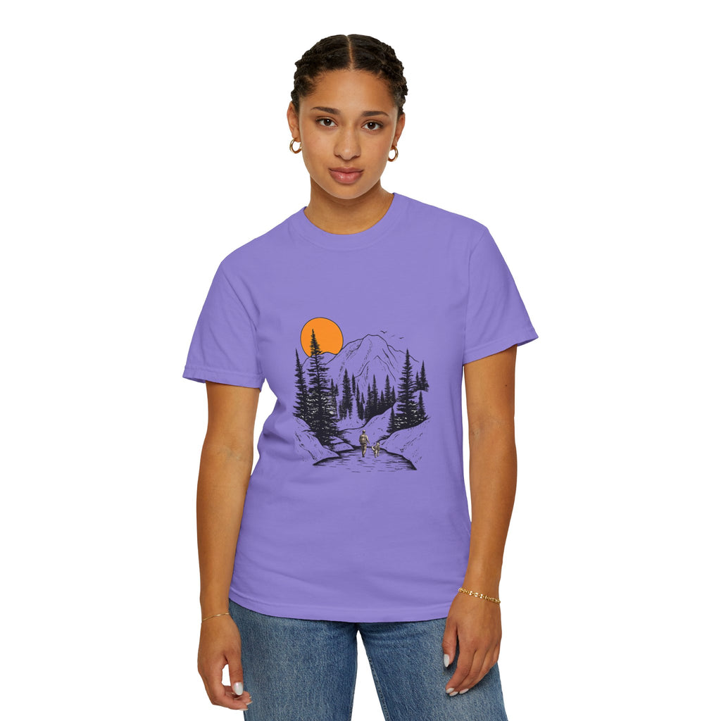 Mountain Sunset Hiking T-Shirt
