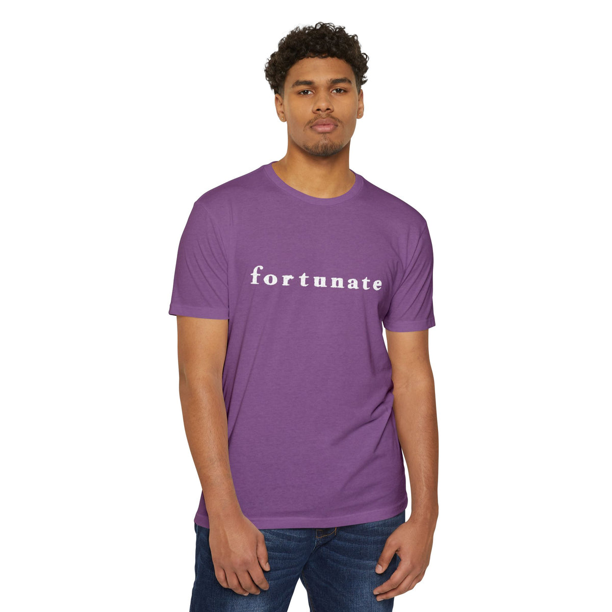 Fortunate Men’s Distressed Wordmark Tee