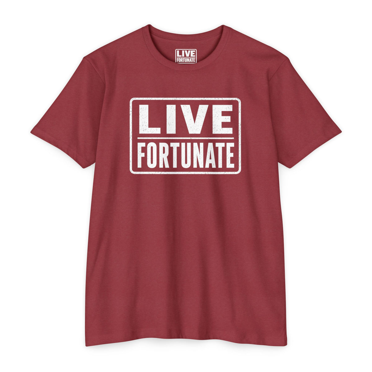 Live Fortunate T-Shirt — Inspirational Graphic Tee