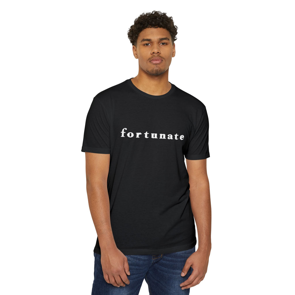 Fortunate Men’s Distressed Wordmark Tee