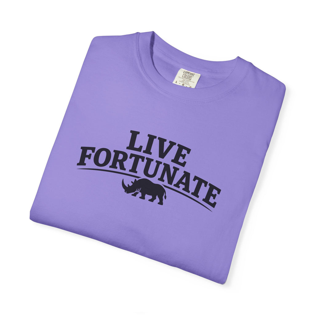Rhino Logo T-Shirt — LiveFortunate.com Graphic Tee