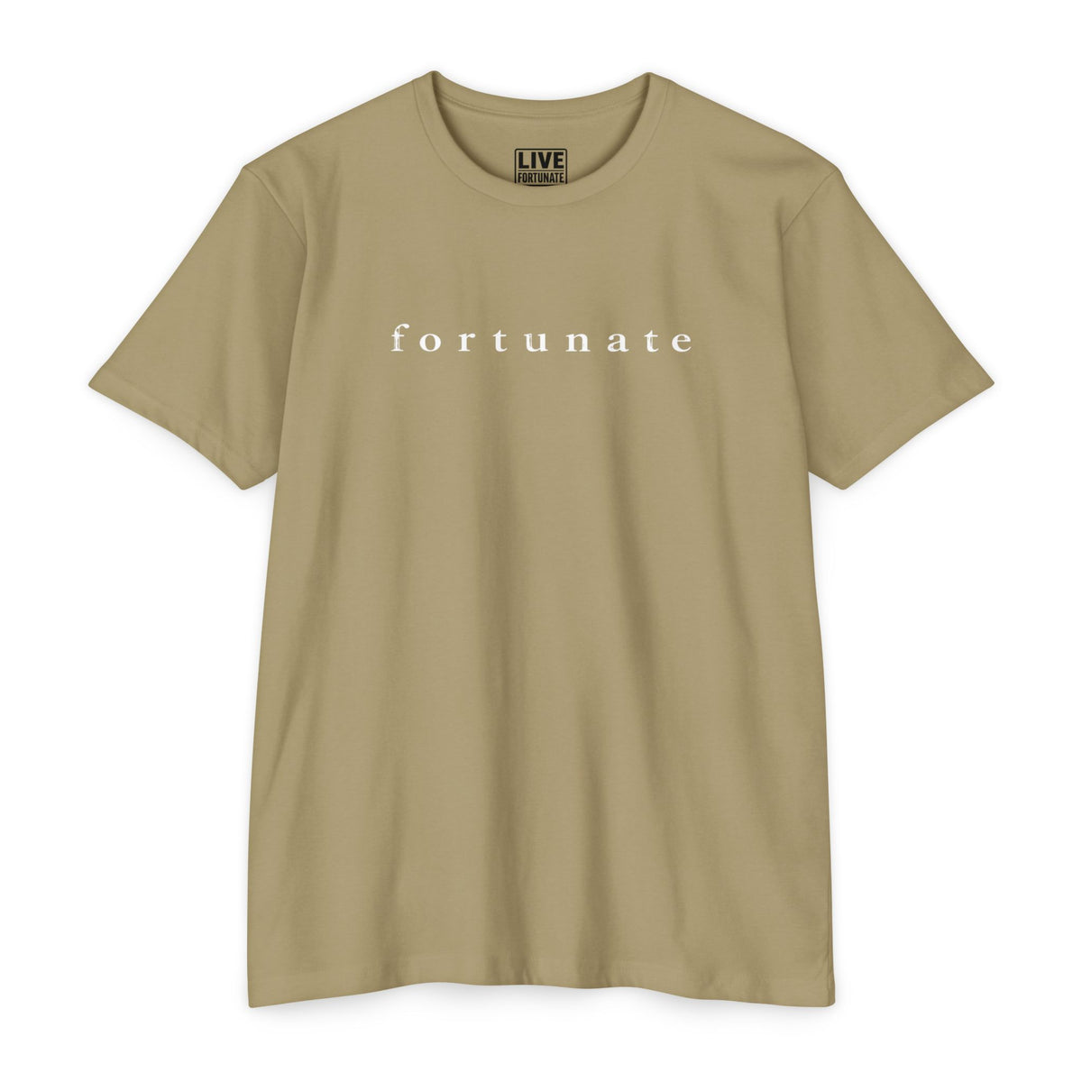 Fortunate Men’s Distressed Wordmark Tee