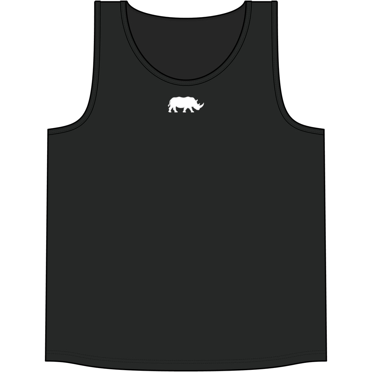 Live Fortunate White Vertical Men's Training Tank