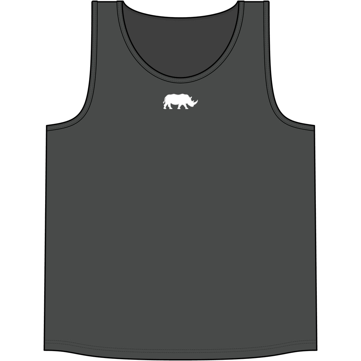 Live Fortunate White Vertical Men's Training Tank