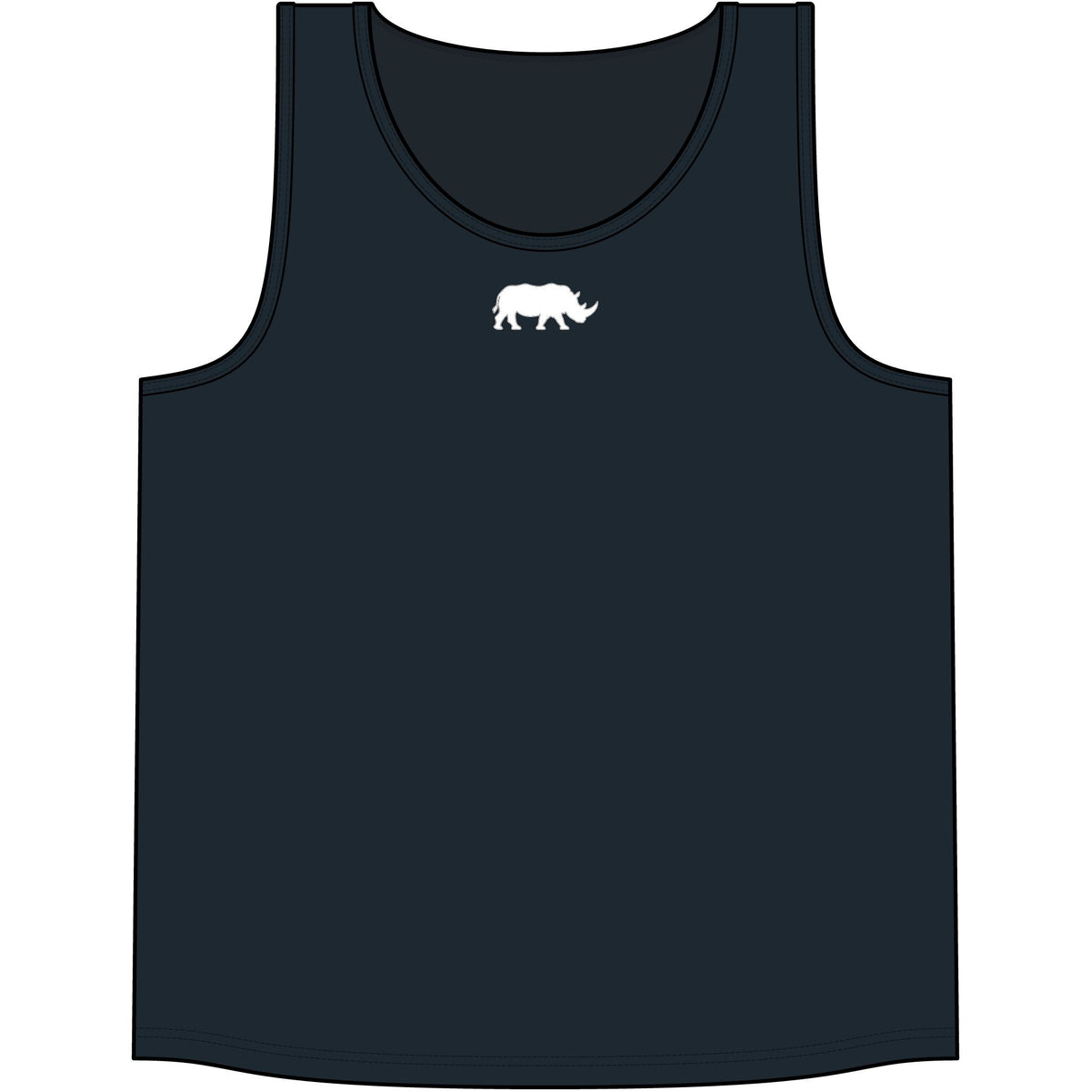 Live Fortunate White Vertical Men's Training Tank