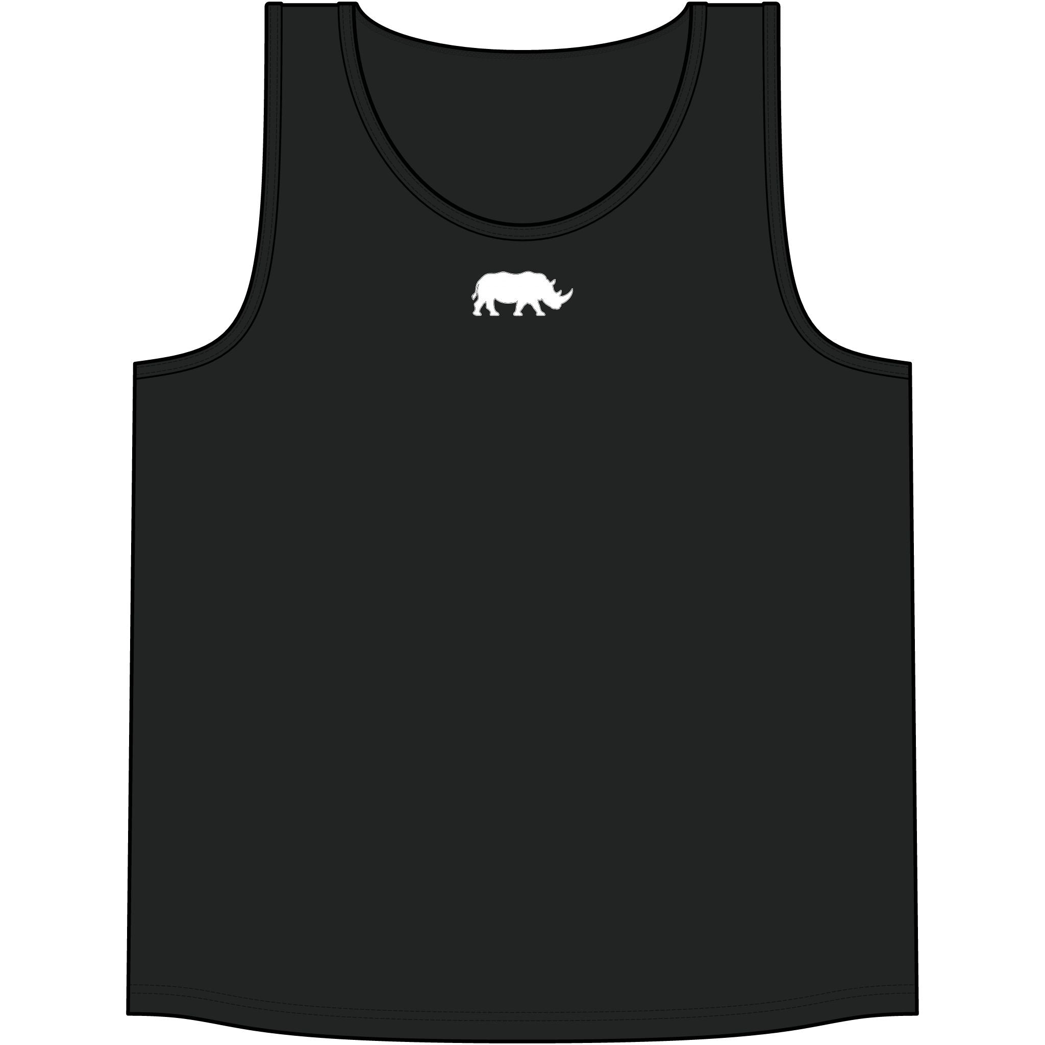 Live Fortunate White Vertical Men's Training Tank