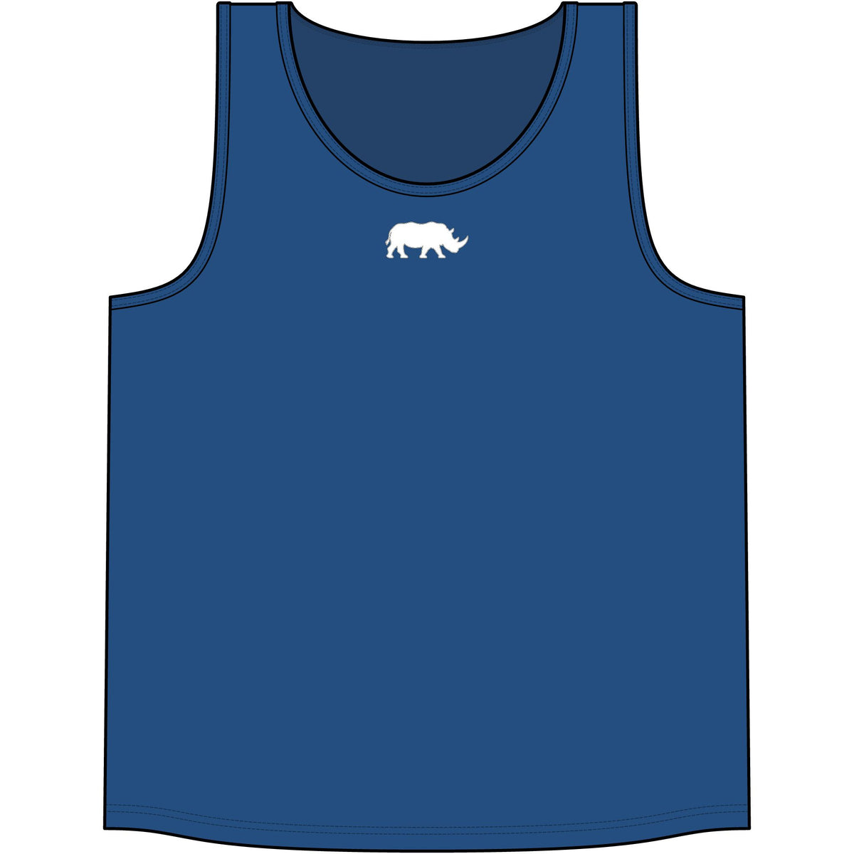 Live Fortunate White Vertical Men's Training Tank