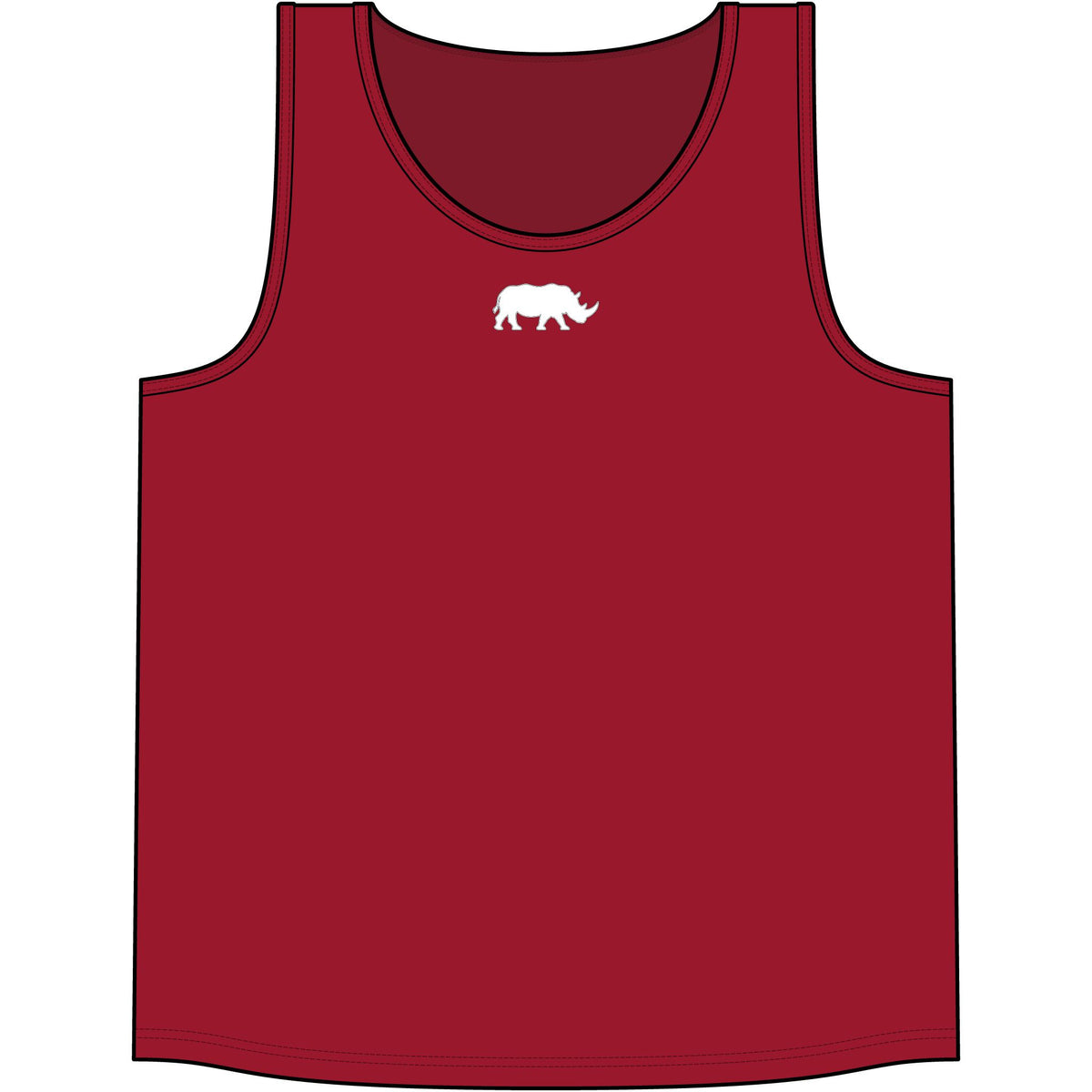 Live Fortunate White Vertical Men's Training Tank
