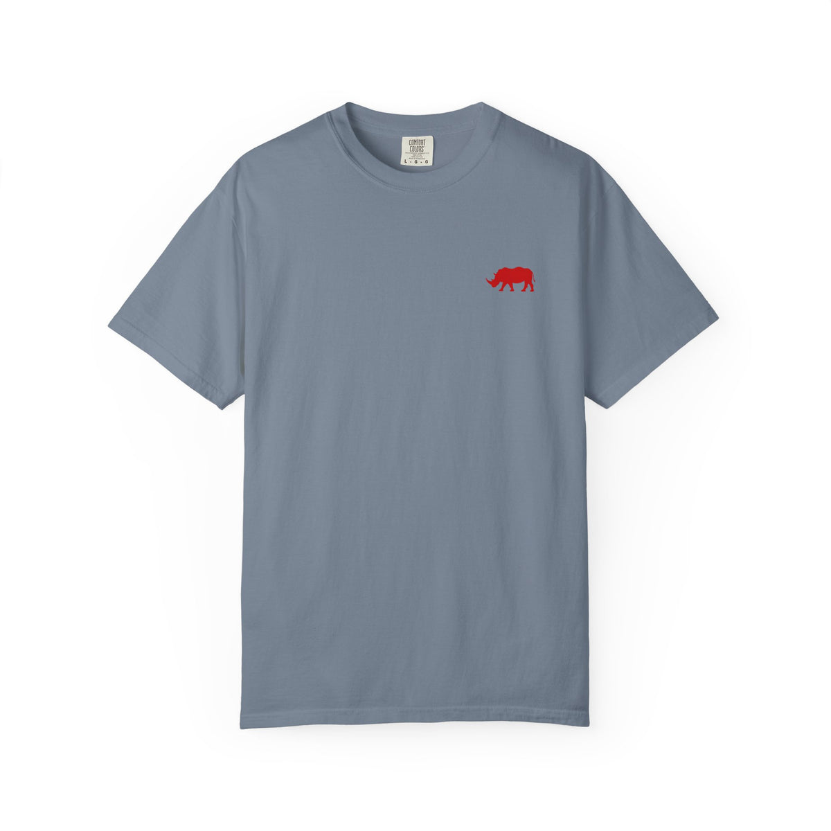 Live Fortunate Rhino T-Shirt — Red Rhino Logo Tee