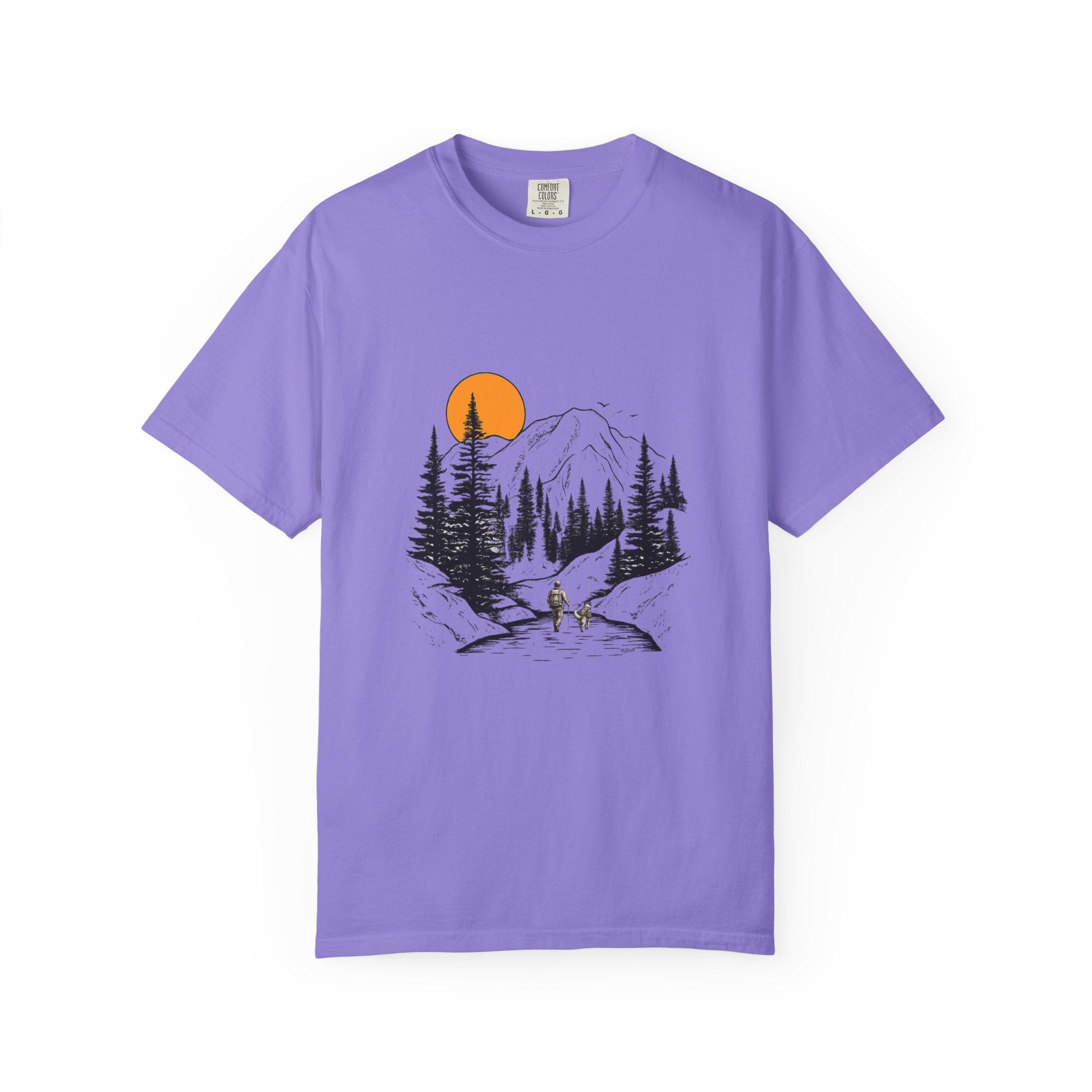 Mountain Sunset Hiking T-Shirt