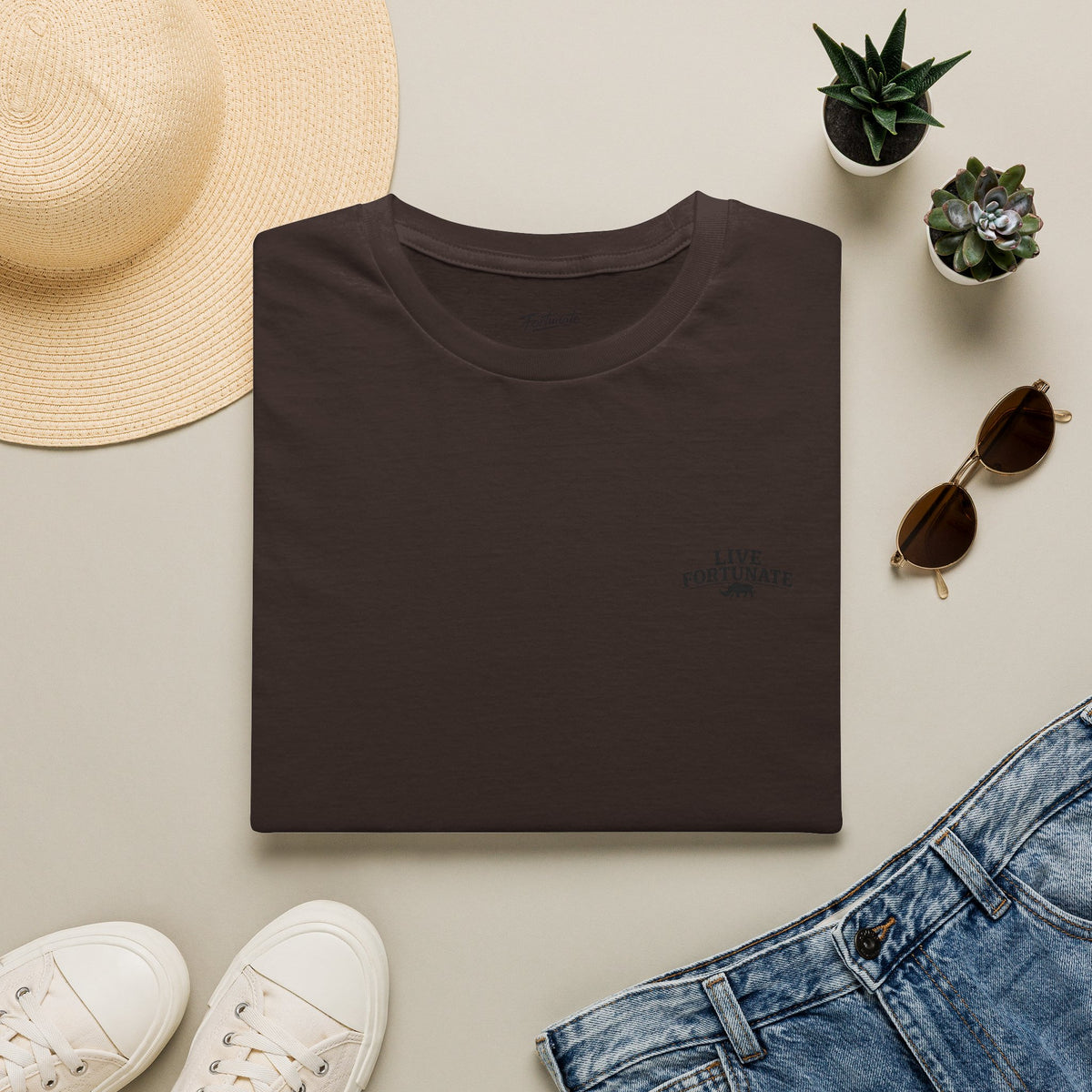 Tree of Clues Sunset T-Shirt — Silhouette Nature Graphic Tee