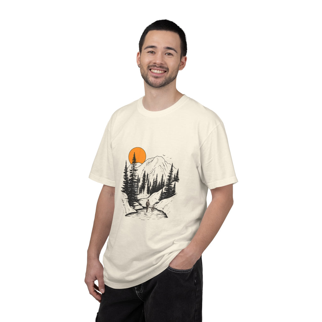 Mountain Sunset Hiking T-Shirt