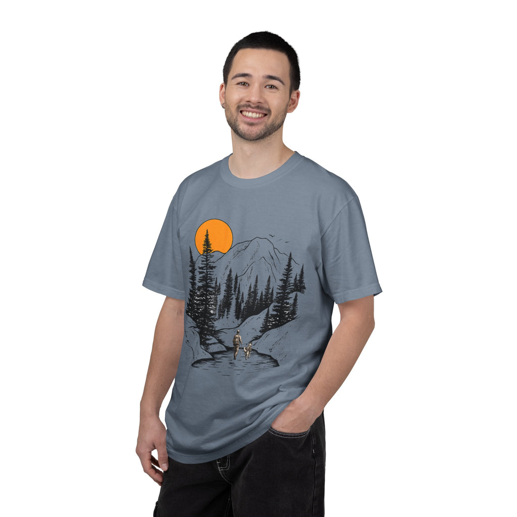 Mountain Sunset Hiking T-Shirt