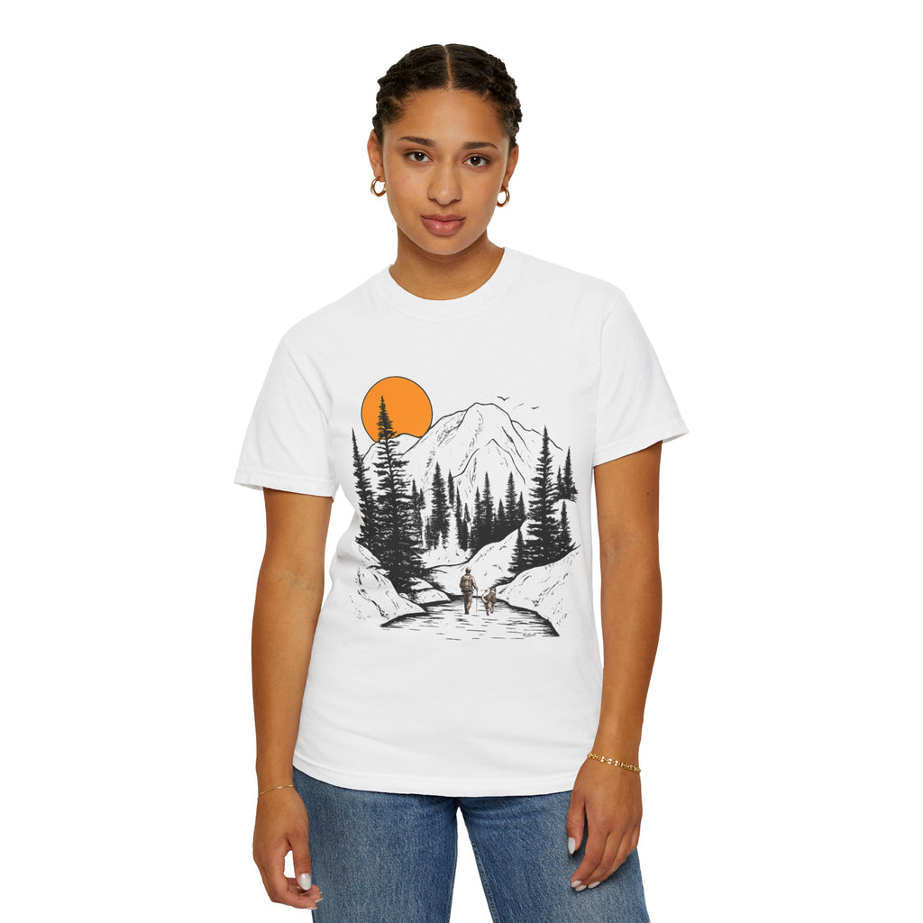 Mountain Sunset Hiking T-Shirt