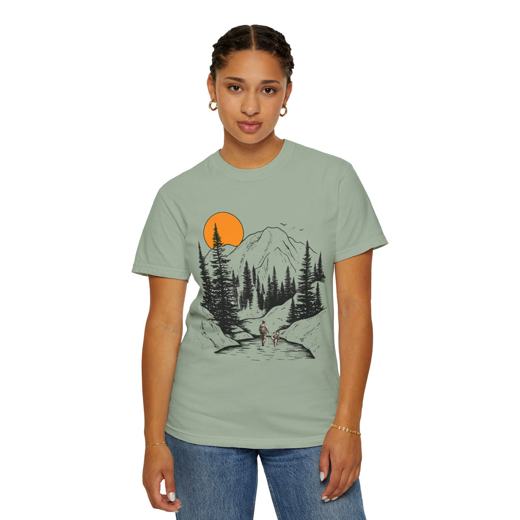 Mountain Sunset Hiking T-Shirt
