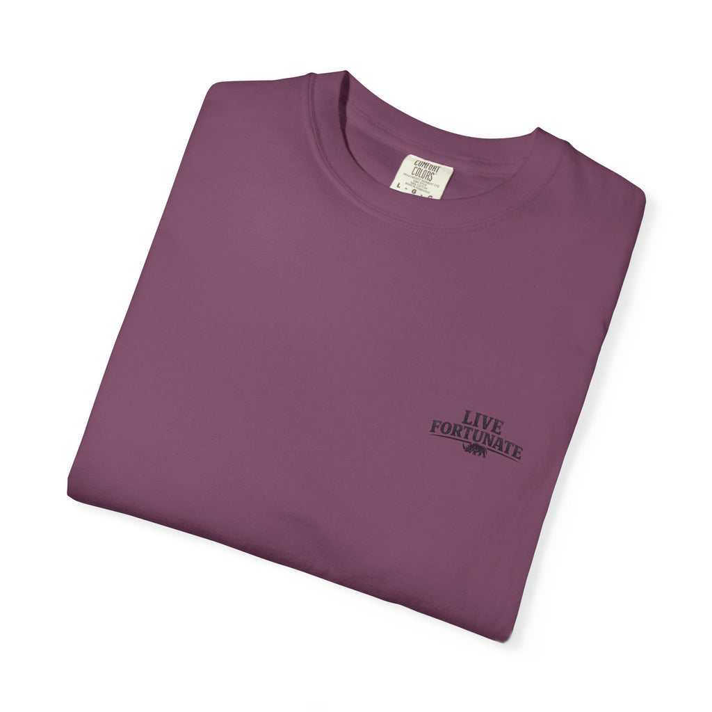 Sunset Vintage T-Shirt — Lake Scene