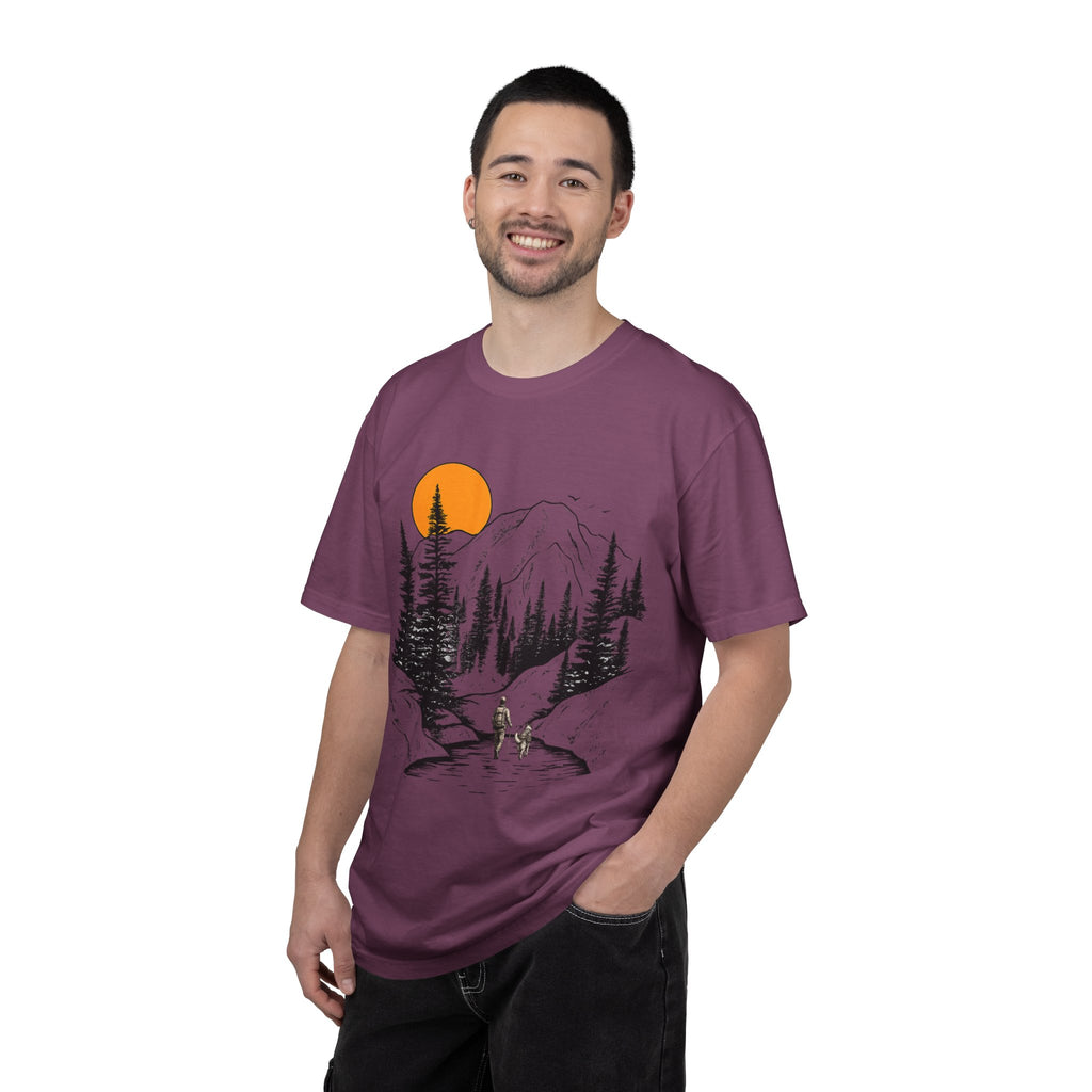 Mountain Sunset Hiking T-Shirt