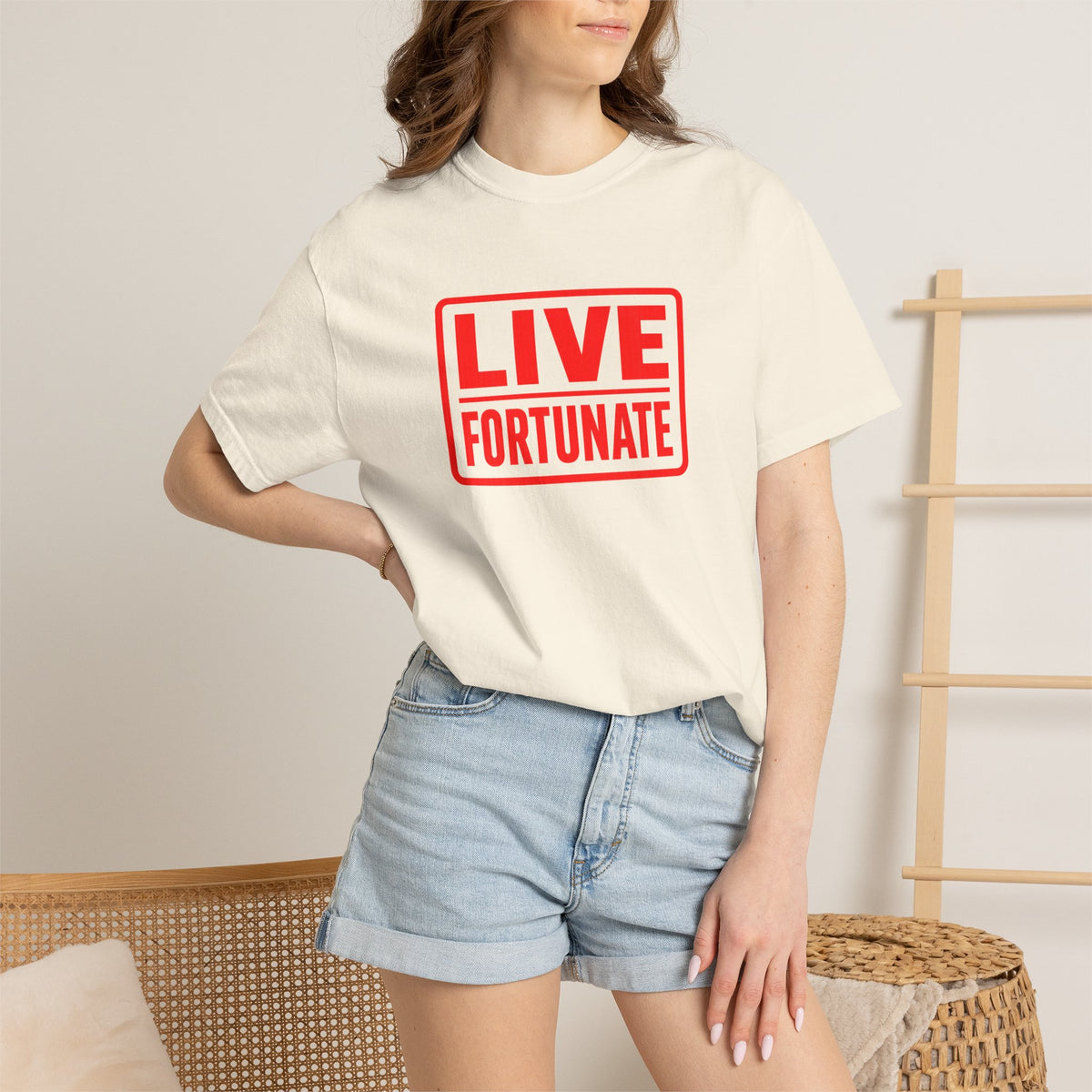 Live Fortunate Graphic T-Shirt