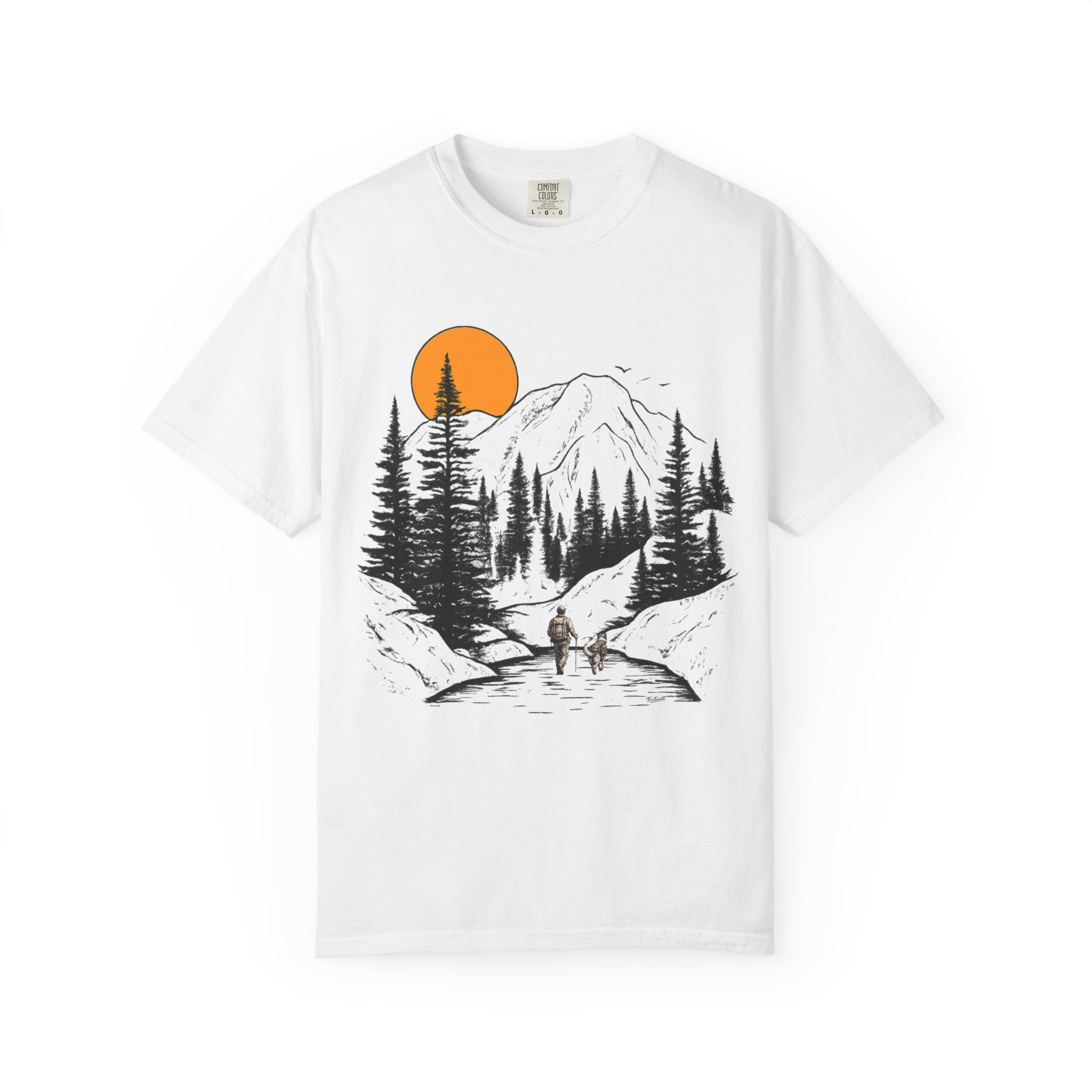Mountain Sunset Hiking T-Shirt