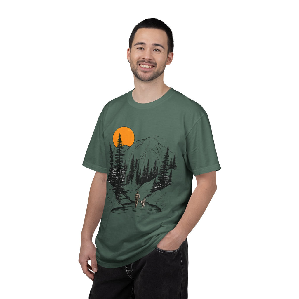 Mountain Sunset Hiking T-Shirt