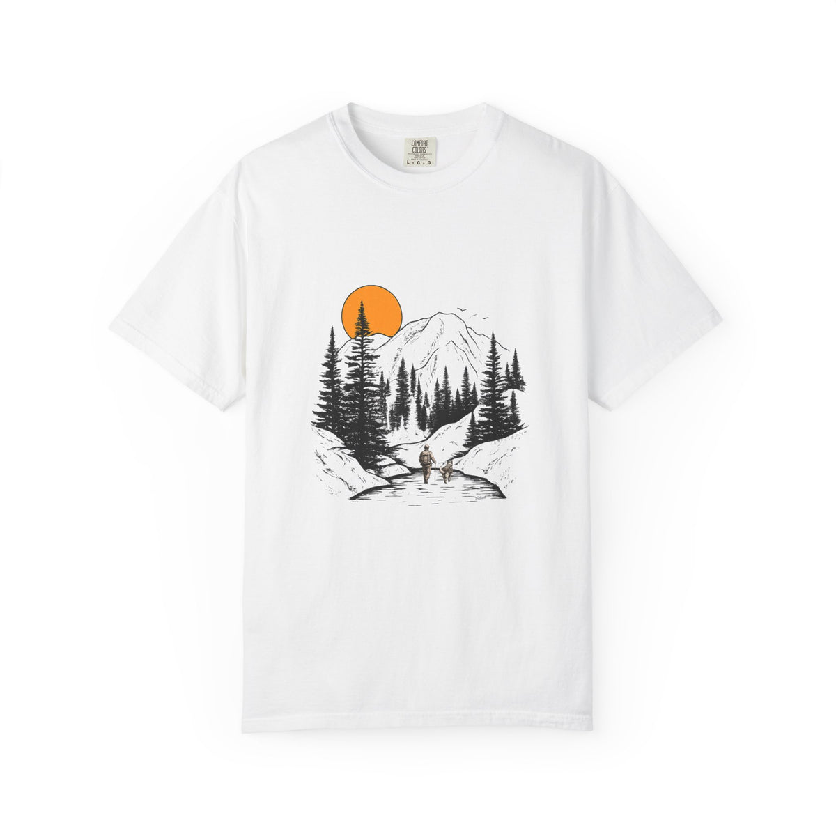 Mountain Sunset Hiking T-Shirt