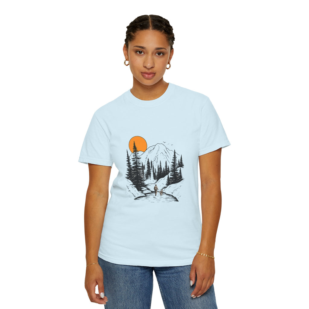 Mountain Sunset Hiking T-Shirt