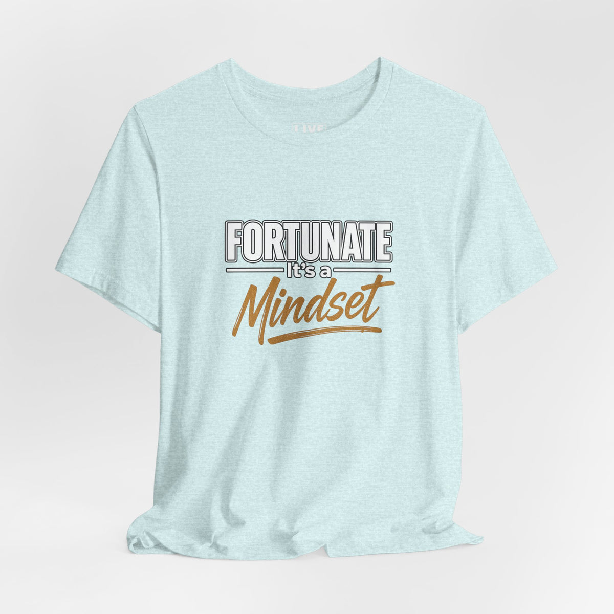 Fortunate It's a Mindset T-Shirt – Inspirational Motivational Tee