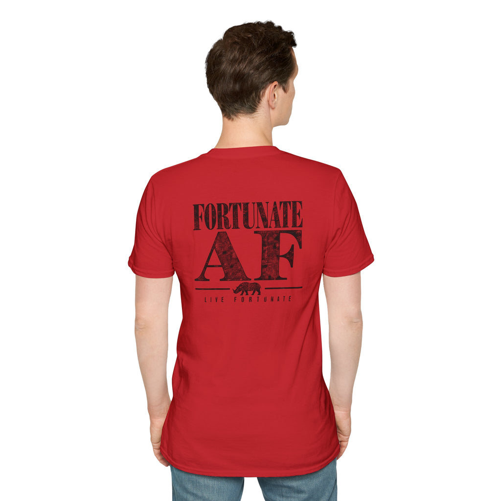 Fortunate AF Rhino Graphic T-shirt Black