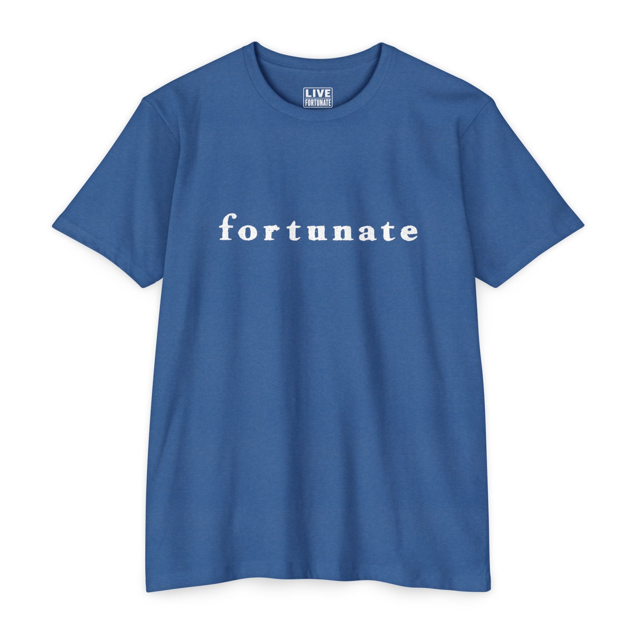 Fortunate Men’s Distressed Wordmark Tee
