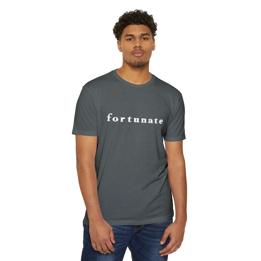 Fortunate Men’s Distressed Wordmark Tee