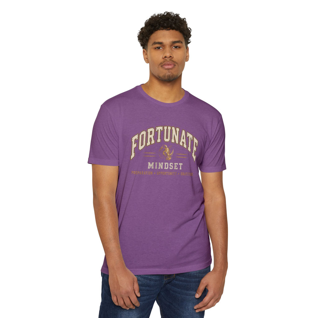 Fortunate Mindset Men’s Vintage Rhino Graphic T-Shirt | Live Fortunate