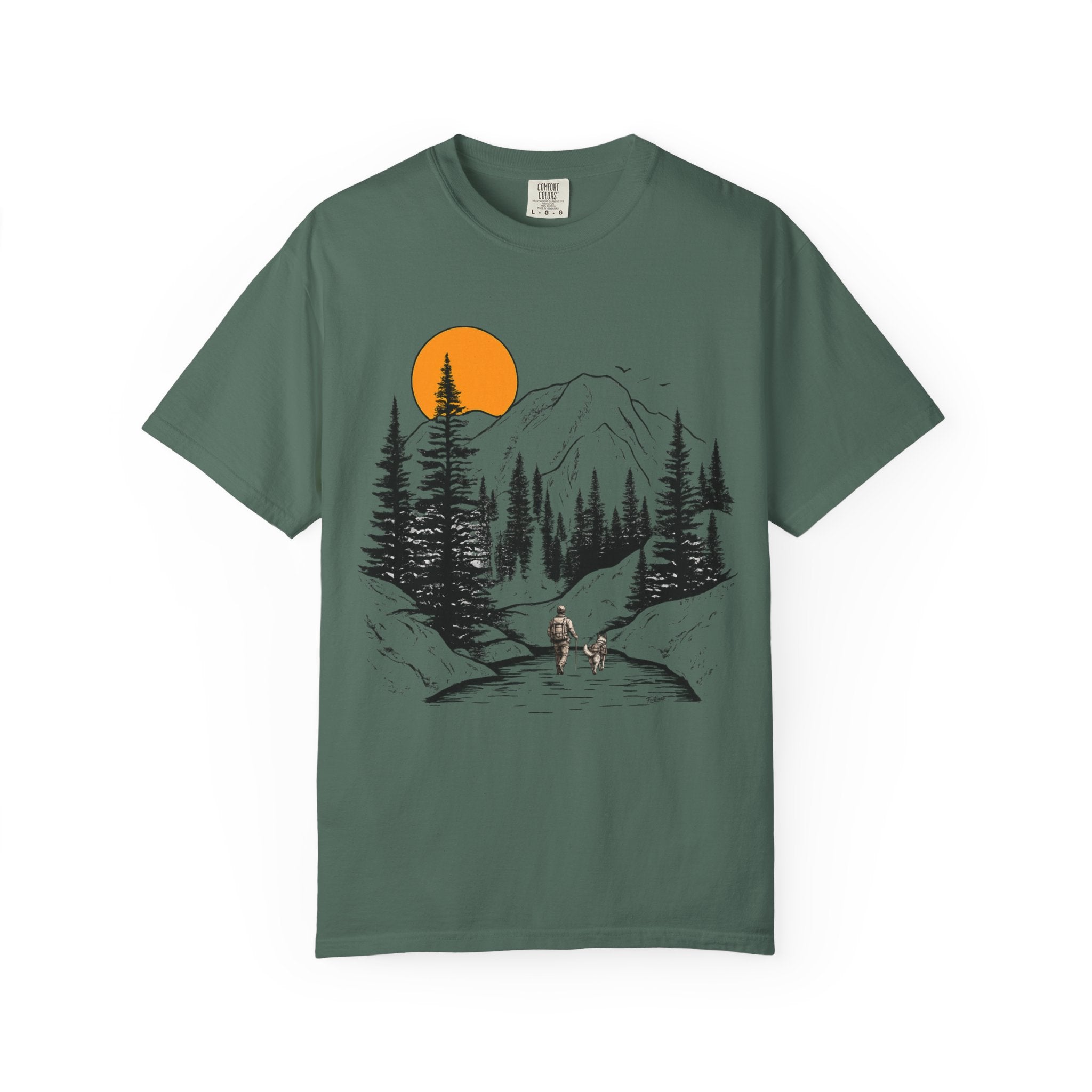 Mountain Sunset Hiking T-Shirt